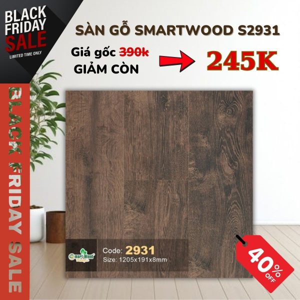 Sàn Gỗ Smartwood S2931 Khuyến Mãi
