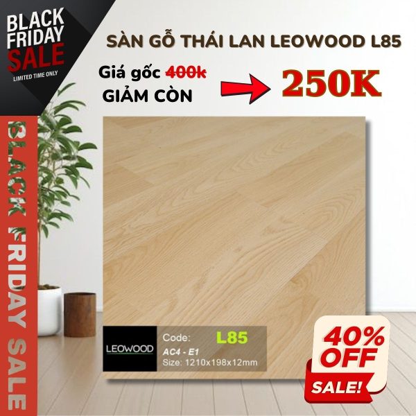 Sàn Gỗ Leowood L85 Khuyến Mãi