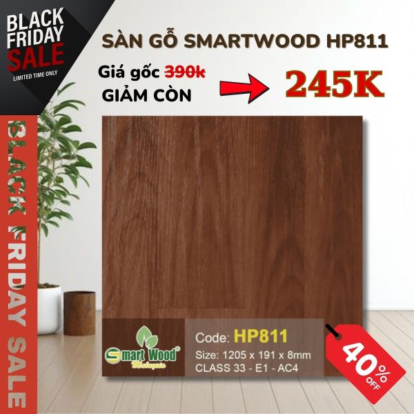 Sàn Gỗ Smartwood HP811 Khuyến Mãi