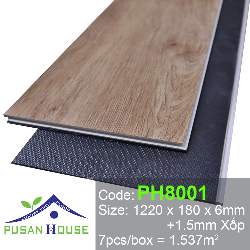 Sàn Nhựa Pusan House 6mm PH8001 - Ảnh 2
