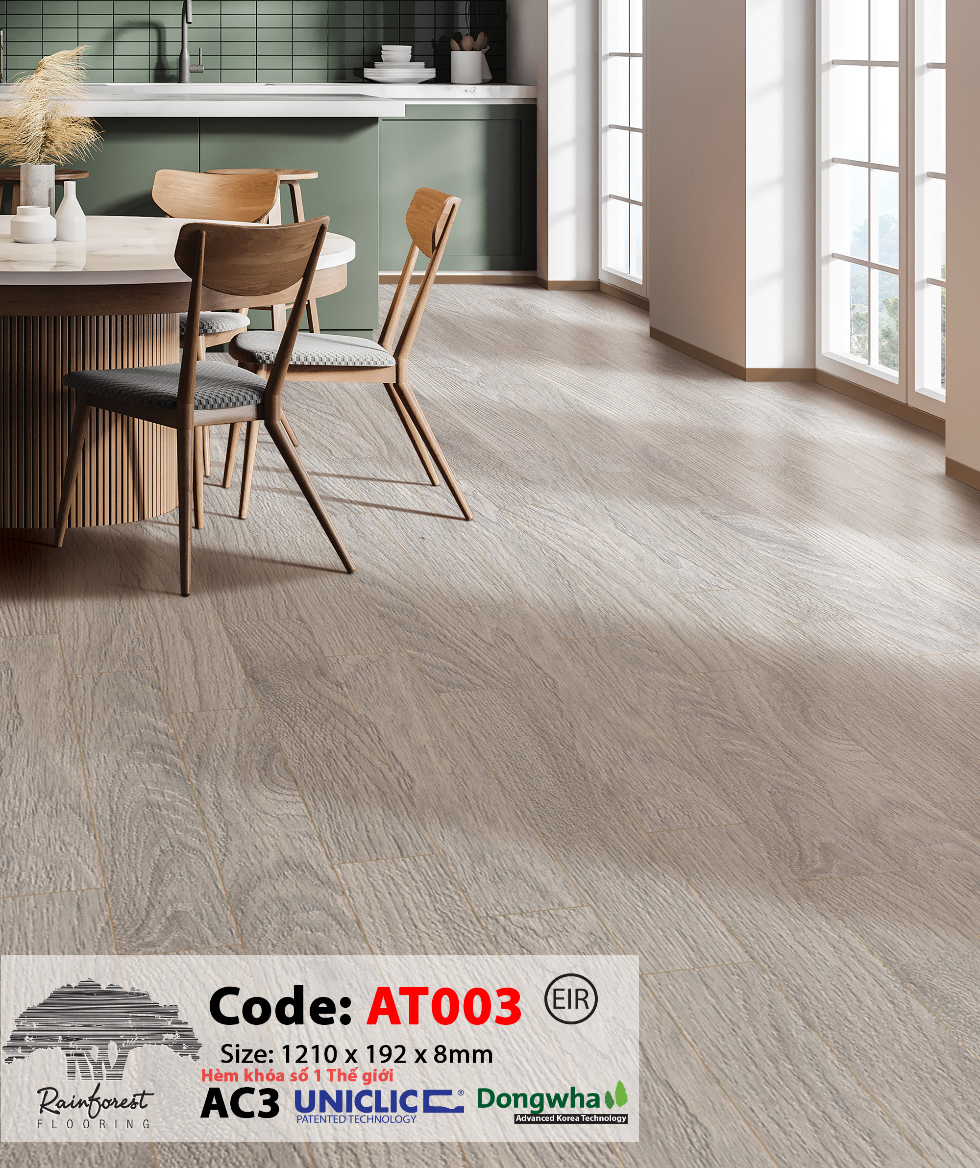 Sàn Gỗ Rainforest AT003 - Ảnh 3