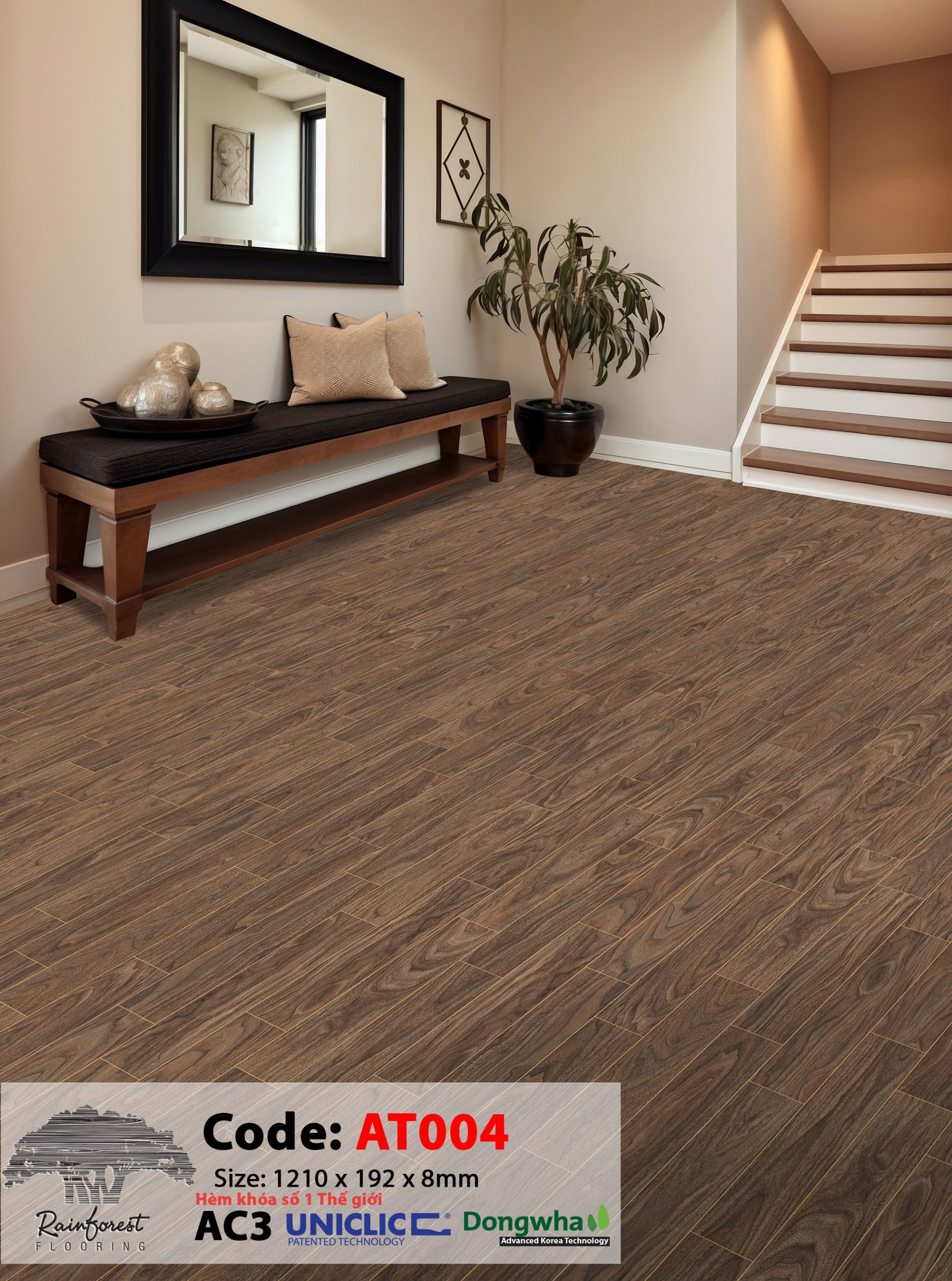 Sàn Gỗ Rainforest AT004 - Ảnh 6