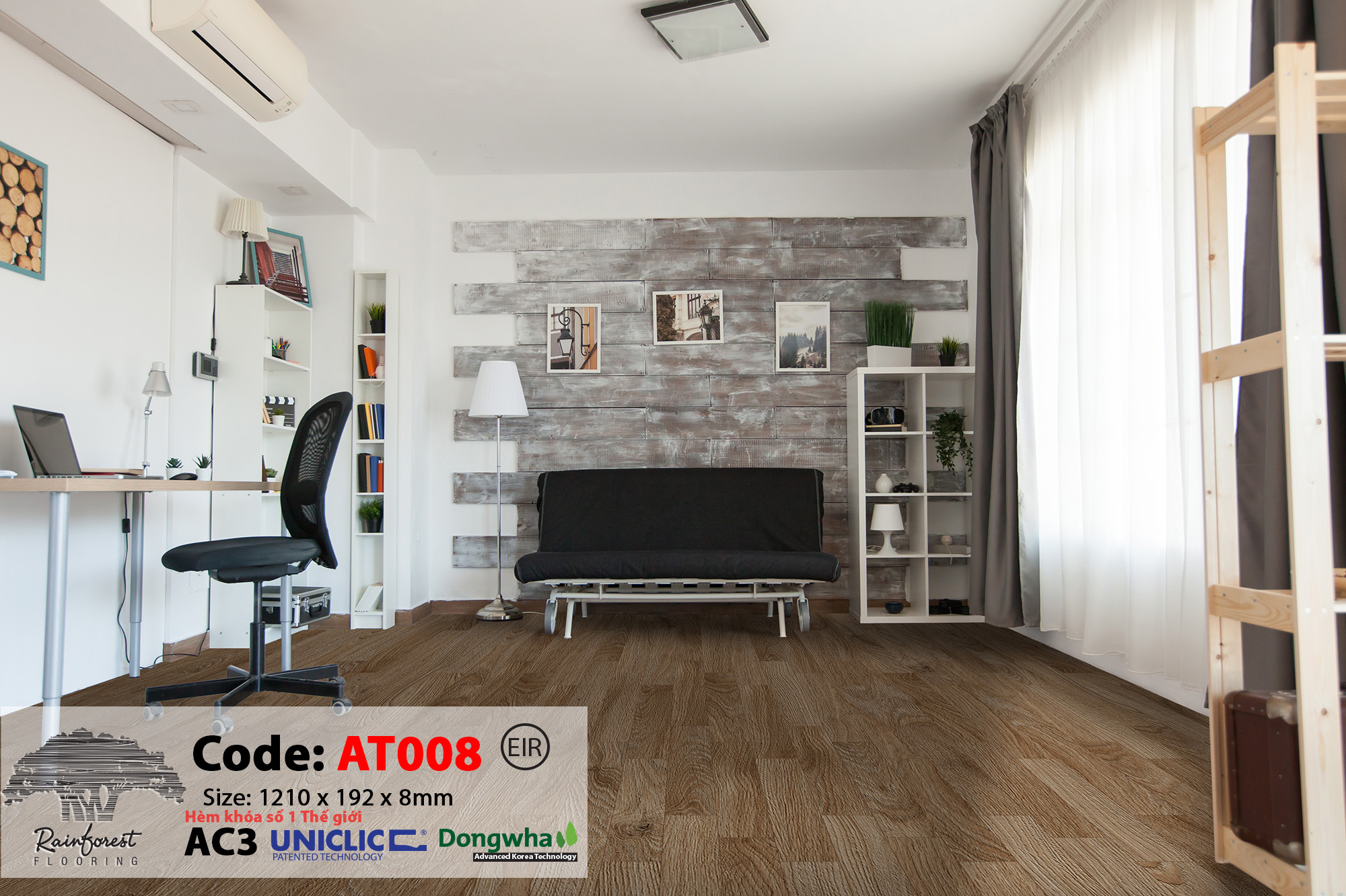 Sàn Gỗ Rainforest AT008 - Ảnh 5