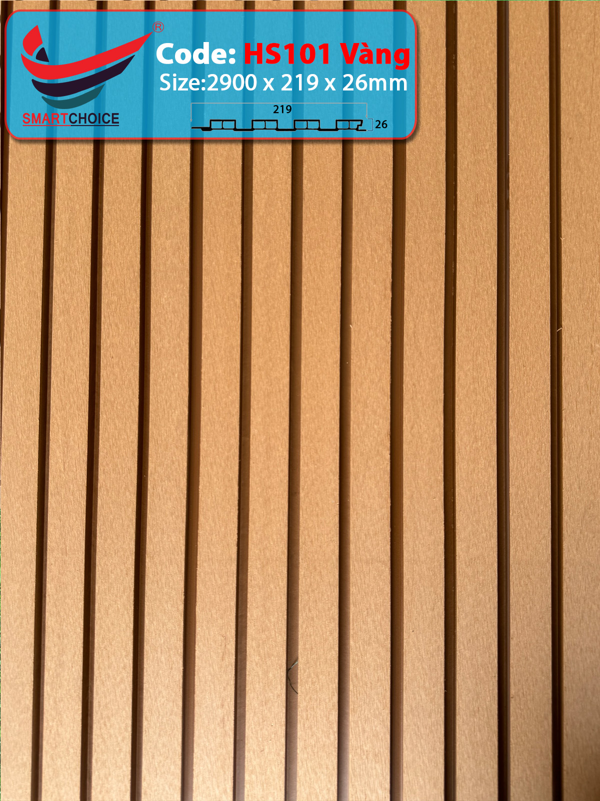 Lam Sóng Ngoài Trời HS101 Vàng - Ảnh 2