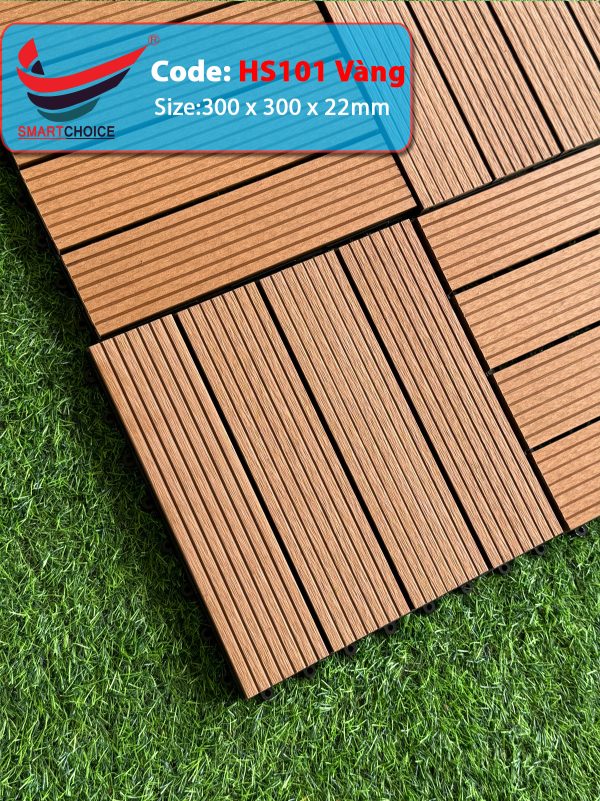 Alternative view of Vĩ Gỗ Ngoài Trời HS101 Vàng