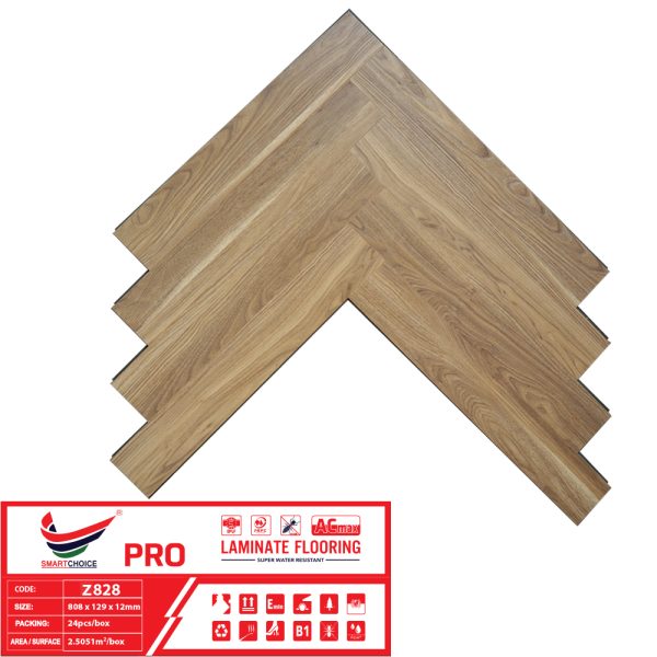 Sàn Gỗ Xương Cá Smartchoice PRO 12mm Z888